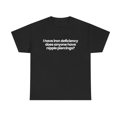 I have iron deficiency