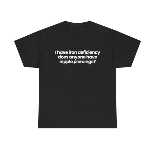 I have iron deficiency