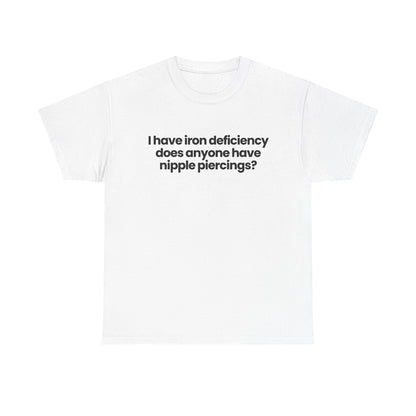 I have iron deficiency
