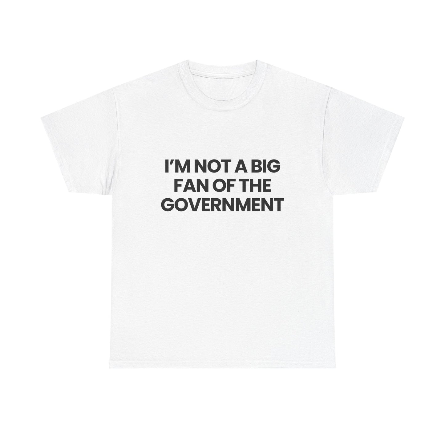 Not a big fan of the government