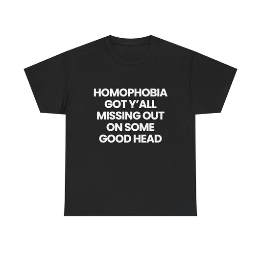 Homophobia got y'all missing out