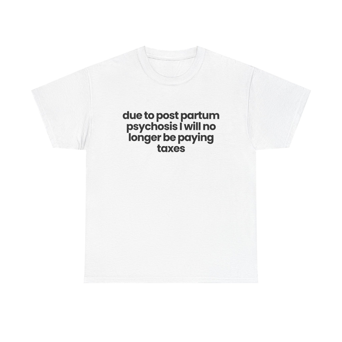 due to post partum psychosis