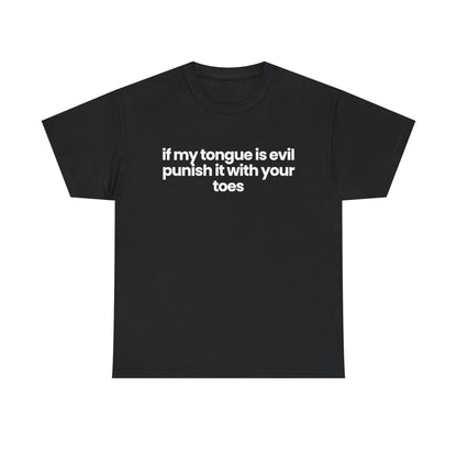 If my tongue is evil