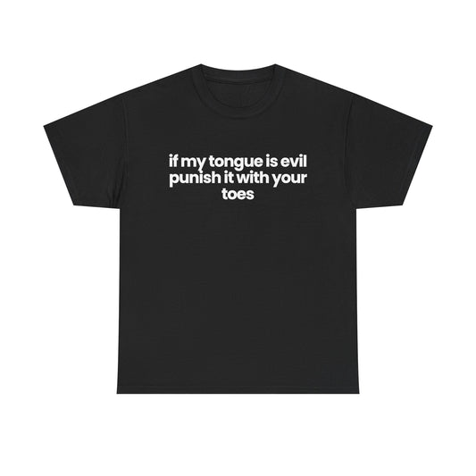 If my tongue is evil
