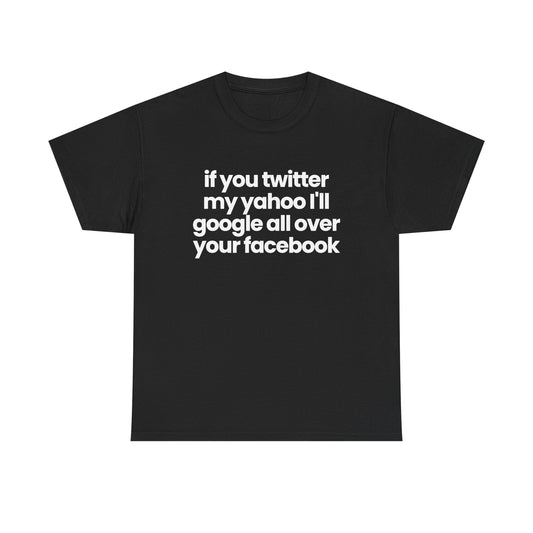 If you twitter my yahoo